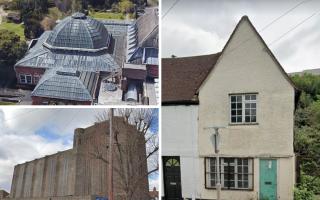 Historic England have put together a list of all the listed buildings at risk across England (photos: Google Maps)