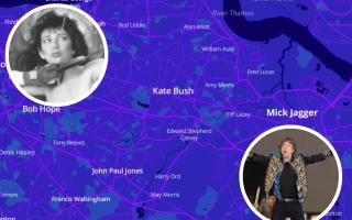 New interactive map reveals most famous person from South East London- do you agree? (Mapbox/ Topi Tjukanov/PA)