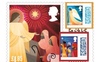 Royal Mail's festive stamps will centre around key moments from the Nativity story. (Royal Mail/PA)