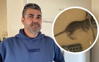 Jim Smith says he and his family reported a rat infestation in their Erith home to Orbit Group for years, but the problem went on and on