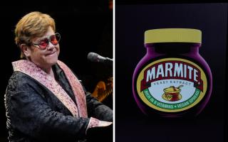 Elton John's AIDS charity previously partnered with Marmite to create a Rocket Man themed jar.