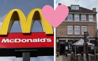 There's nothing more romantic than the golden arches or a pint in 'spoons