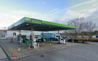 The Asda Greenhithe petrol station is one of the cheapest within five miles of Dartford