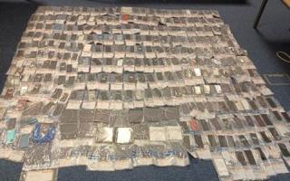 The police found hundreds of stolen phones at a property in Brockley