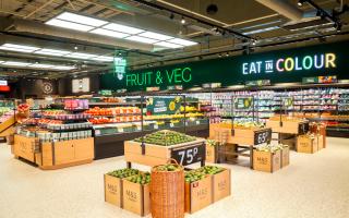 The new Sidcup store is one of nine M&S Foodhalls set to open in the UK this