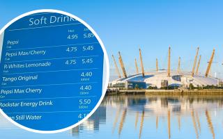 Some visitors are not happy about the cost of drinks at the O2 Arena.