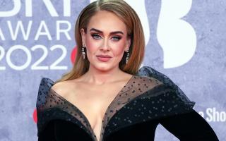 Adele's arrival at the Brit Awards 2022 ceremony was much-anticipated.  Picture: PA