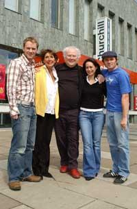 Will Thorp, Anita Harris, Colin Baker, Leah Bracknell and Alex Ferns