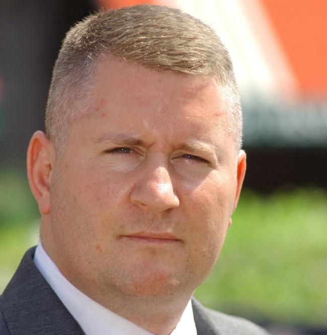 Paul Golding was found guilty of harassing a mother-of-three at her home.
