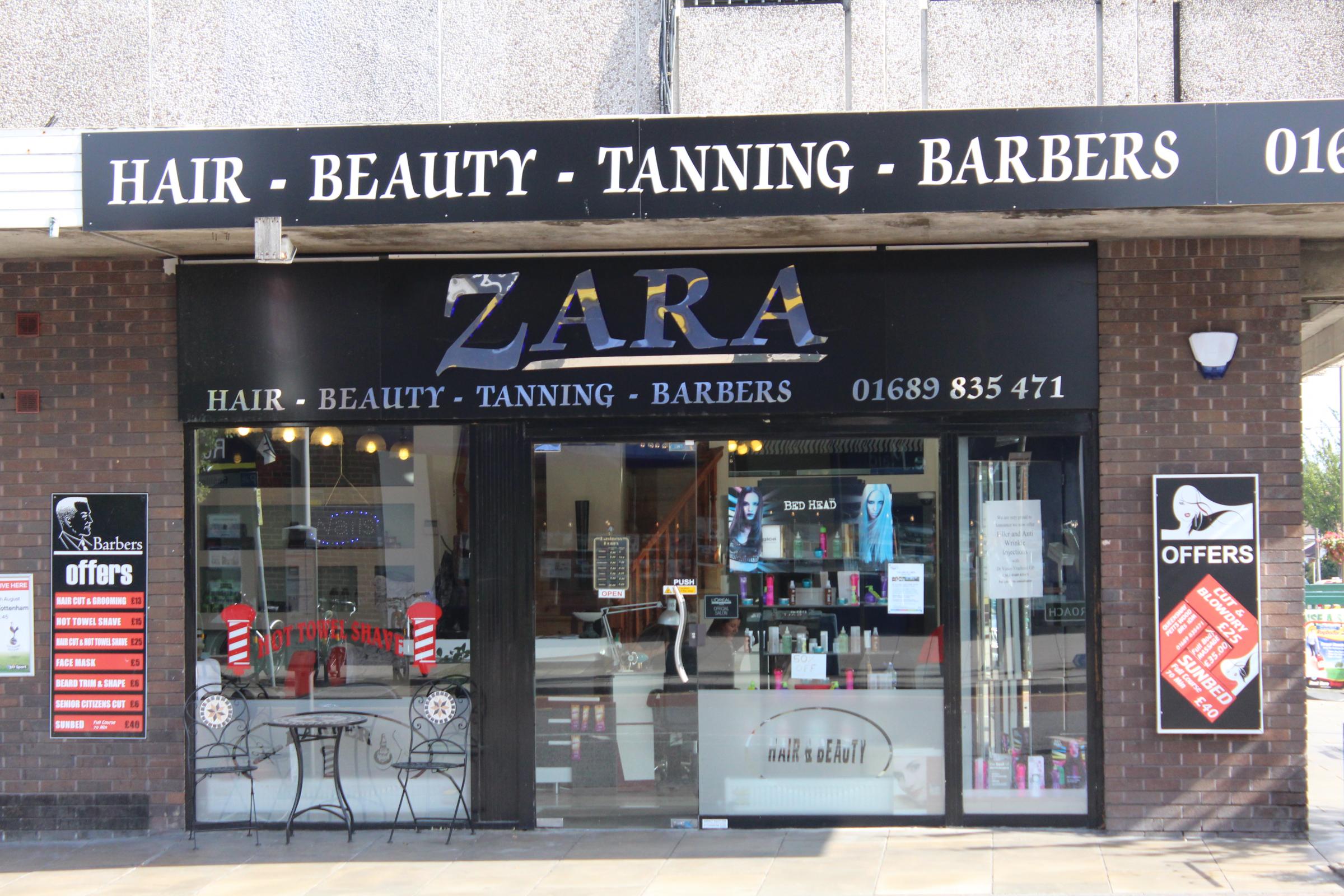 zara hair and beauty salon 
