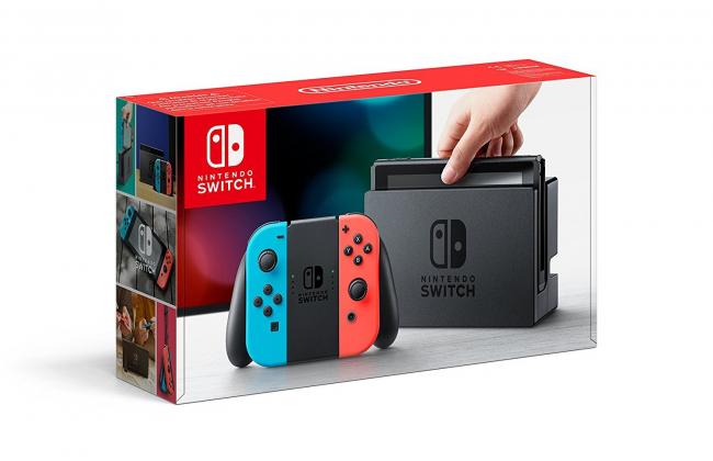 The Nintendo Switch games console